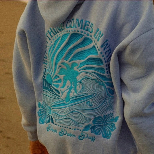 Sunset Waves Hoodie